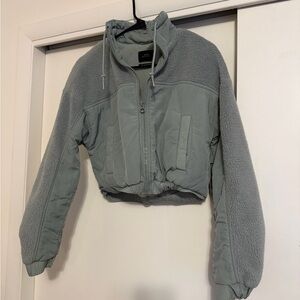 Urban Outfitters Gray Teddy Jacket